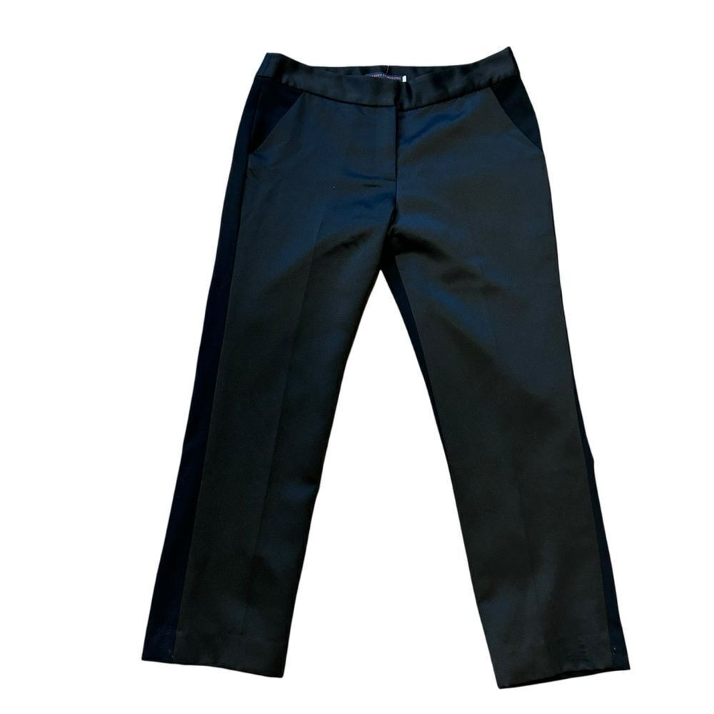 Harvey Faircloth Black Satin Trim Trousers